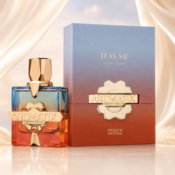 Parfum Arăbesc French Avenue Aromatix Teas Me 100 ml, Apă de Parfum Unisex, Damă și Bărbat, Inspirat Imagination Louis Vuitton, Aromă Aromatic Orientală Fresh Luminoasă cu Citrice, Ghimbir, Note Verzi, Ceai, Ierburi Aromatice, Flori Albe, Lavandă, Ambră,
