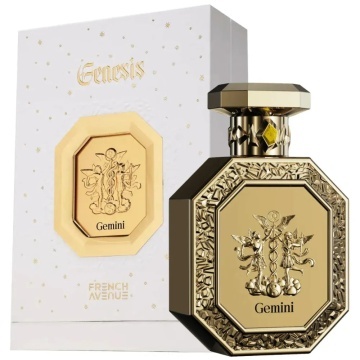 Parfum Arăbesc Genesis Gemini French Avenue 90 ml, Apă de Parfum Unisex, Damă și Bărbat, Inspirat Faces of Francis, Aromă Aromatic Orientală cu Citrice, Acorduri Verzi, Note Proaspăt Condimentate, Flori Albe, Lavandă, Note Calde, Lemn de Cedru, Ambră, Mos - Img 11