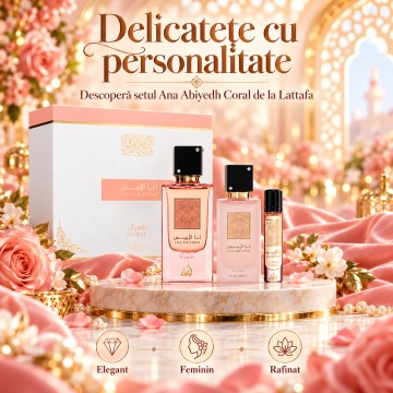 Parfum Arăbesc Gift Set Ana Abiyedh Coral 60Ml + 12 Ml Hairmist - Img 7
