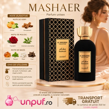 Parfum Arăbesc Hamidi Al Mukhmal Mashaer, Damă, edp - Img 9