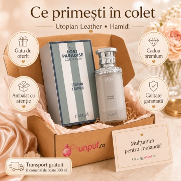 Parfum Arăbesc Hamidi Utopian Leather 100 ml, Damă, edp - Img 4