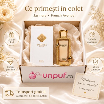 Parfum Arăbesc Jasmere French Avenue 100 ml, Eau de Parfum pentru Damă, Inspirat Tilia, Aromă Floral Lemnos Moscată cu Flori de Tei, Iasomie Sambac, Floare de Portocal, Heliotrop, Vetiver, Mosc, Lemn Uscat și Accente Florale Luminoase - Img 4