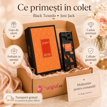 Parfum Arăbesc Just Jack Black Tuxedo 100 ml (Just Jack), Unisex, Damă, Bărbat, edp - Img 4