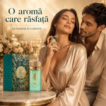 Parfum Arăbesc Khair Pistachio Paris Corner 100 ml, Apă de Parfum Unisex Damă și Bărbat, Aromă Gurmandă, Dulce, Cremoasă și Memorabilă, cu Fistic, Înghețată, Bergamotă, Alune, Rom, Cardamom, Frișcă, Bezea, Tonka, Cacao, Cedru și Lemn de Santal, Inspirată - Img 5