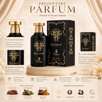 Parfum Arăbesc La Serpiente Emir 100 ml, Apă de Parfum Bărbați, Aromă Oriental Florală Seducătoare, Inspirat The Voice Of The Snake Gucci - Img 3