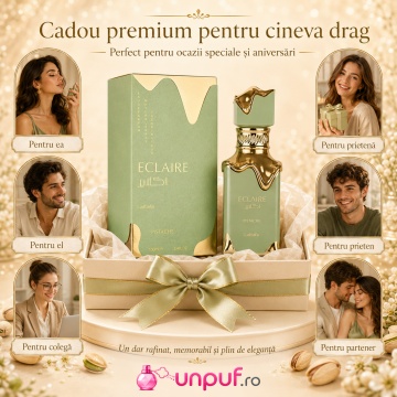 Parfum Arabesc Lattafa Eclaire Pistache EDP 100 ml, Unisex, Damă și Bărbat, Dulce, Cremos și Gurmand - Img 5