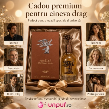 Parfum Arăbesc Lattafa Eternal Oud 100 ml, Apă de Parfum Unisex, Aromă Orientală Ambrată cu Prună, Vanilie și Tonka - Img 7