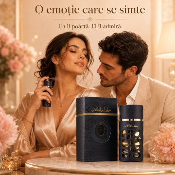 Parfum Arăbesc Lattafa Khalta EDP 100 ml Unisex, Inspirat The One Mysterious Night, Aromă Orientală cu Oud, Șofran, Ambră, Vanilie, Piele, Tămâie, Trandafir și Lemn de Santal - Img 5
