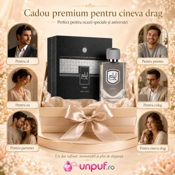 Parfum Arăbesc Lattafa Liam Grey 100 ml, Apă de Parfum Bărbat, Aromă Sofisticată cu Cardamom, Ceai Negru, Smochin, Vanilie și Santal - Img 7