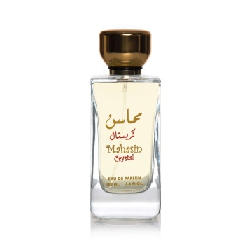 Parfum Arăbesc Lattafa Mahasin Crystal 100 ml, Apă de Parfum Unisex, Damă și Bărbat, Aromă Fructat Florală cu Măr, Coacăze Negre, Frezie, Tangerină, Iasomie și Bergamotă - Img 11