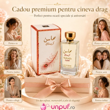 Parfum Arăbesc Lattafa Mahasin Crystal 100 ml, Apă de Parfum Unisex, Damă și Bărbat, Aromă Fructat Florală cu Măr, Coacăze Negre, Frezie, Tangerină, Iasomie și Bergamotă - Img 7