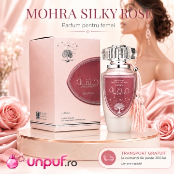 Parfum Arăbesc Lattafa Mohra Silky Rose 100 ml, Apă de Parfum Damă, Aromă Floral Orientală cu Trandafir, Iris, Mosc Alb și Note Fructate - Img 10