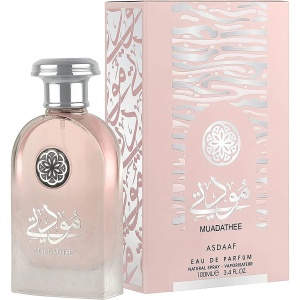 Parfum Arăbesc Lattafa Muadathee 100 ml, Apă de Parfum Unisex, Aromă Floral Fructată cu Șofran, Trandafir, Lici, Pară, Mosc și Vetiver - Img 11