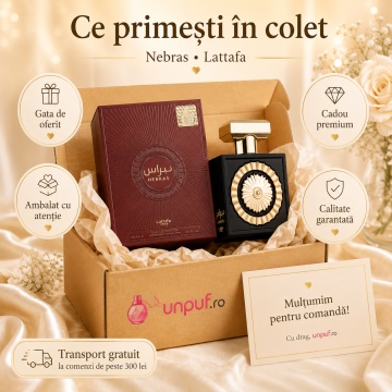 Parfum Arăbesc Lattafa Nebras 100 ml, Apă de Parfum Unisex, Aromă Oriental Gurmandă cu Fructe de Pădure, Vanilie, Cacao și Tonka - Img 4