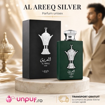 Parfum Arăbesc Lattafa Pride Al Areeq Silver 100 ml, Apă de Parfum Unisex, Aromă Orientală cu Grapefruit, Ghimbir, Vetiver, Mosc, Ambroxon și Lemn de Santal - Img 10
