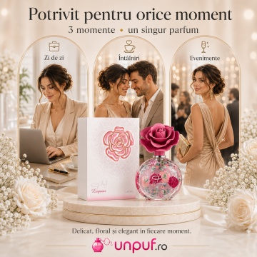 Parfum Arăbesc Lattafa Pride Layaan 75 ml, Apă de Parfum Damă, Aromă Florală Proaspătă cu Pară Verde, Mandarină, Lăcrămioare, Iasomie și Mosc - Img 6