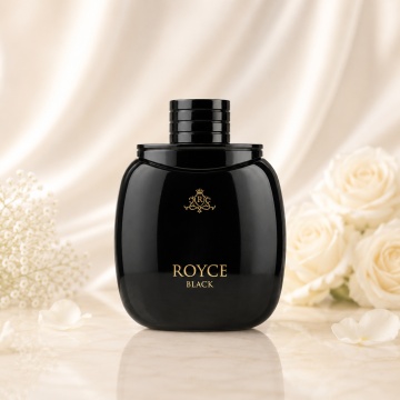 Parfum Arăbesc Lattafa Royce Black 100 ml, Apă de Parfum Bărbat, Aromă Orientală Aromatică cu Note Fructate, Piper, Portocală, Scorțișoară, Ambră și Tonka - Img 2