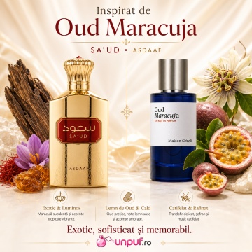 Parfum Arăbesc Lattafa Saud EDP 100 ml Unisex, Inspirat Oud Maracuja, Aromă Orientală cu Mandarină, Bergamotă, Portocale, Oud, Mosc, Lemn, Iasomie și Trandafir - Img 8
