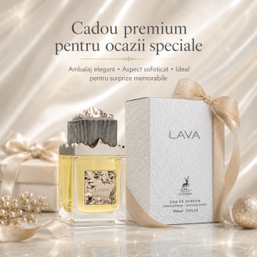 Parfum Arăbesc Lava Maison Alhambra 100 ml, Apă de Parfum Unisex, Damă și Bărbat, Aromă Oriental Ambrată cu Citrice, Condimente, Piper Roz, Rășini, Flori Albe, Tămâie, Ambră, Lemn de Santal și Mosc - Img 7