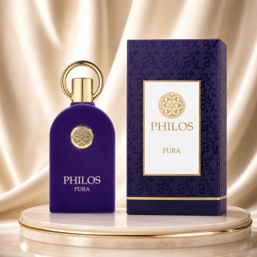 Parfum Arăbesc Maison Alhambra Philos Pura 100 ml, Unisex, damă și bărbat Apă de Parfum, Citric Fructat Dulce Vanilat