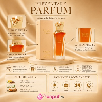 Parfum Arăbesc Maison Asrar Vanilla Aura Eau De Parfum 100 Ml - Img 3