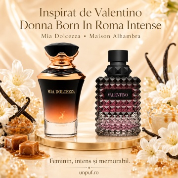 Parfum Arăbesc Mia Dolcezza Maison Alhambra EDP 100 ml Damă, Inspirat Born In Roma Valentino, Aromă Oriental Florală cu Bergamotă, Coacăză Neagră, Piper Roz, Ylang-Ylang, Floare de Portocal, Iasomie, Tuberoză, Ambră, Cașmir și Vanilie - Img 8