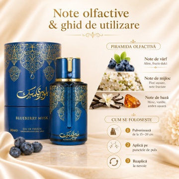 Parfum Arăbesc My Perfumes Blueberry Musk 100 ml, Damă, edp - Img 9