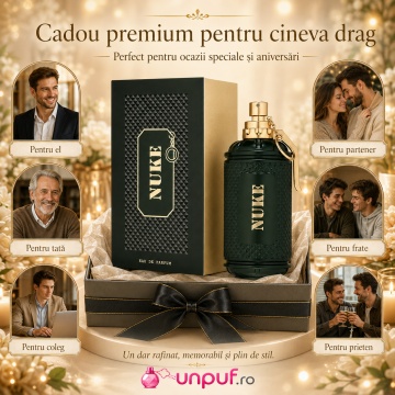 Parfum Arăbesc Nuke Fragrance World 100 ml, Apă de Parfum Bărbat, Aromă Oriental Condimentată Explozivă cu Grapefruit, Bergamotă, Piper Roz, Paprika, Scorțișoară, Șofran, Tutun, Ambră, Piele și Vetiver - Img 7
