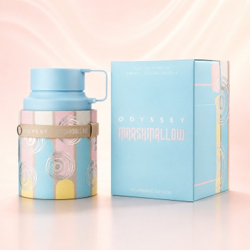 Parfum Arăbesc Odyssey Marshmallow Gourmand Edition Armaf 100 ml, Apă de Parfum Unisex, Damă, Bărbat, Aromă Gurmandă cu Marshmallow, Inspirat Marshmallow Blush Kayali