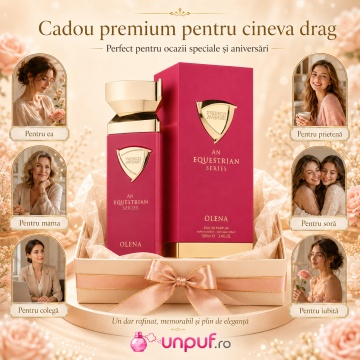 Parfum Arăbesc Olena An Equestrian Series French Avenue EDP 100 ml Damă, Inspirat Oriana, Aromă Floral Fructat Gourmand cu Grapefruit, Bergamotă, Mandarină, Coacăze Negre, Zmeură, Floare de Portocal, Frișcă, Marshmallow, Ambretă și Mosc - Img 7