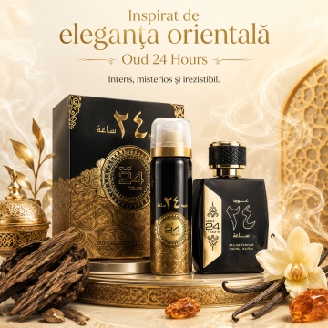 Parfum Arăbesc Oud 24 Hours Eau de Parfum 100 ml + Deodorant Spray 50 ml, Ard Al Zaafaran, Apă de Parfum , Unisex, Damă, Bărbat - Img 8