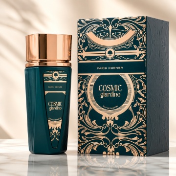 Parfum Arăbesc Paris Corner Cosmic Giardino 100 ml, Apă de Parfum Bărbați, Aromă Oriental Lemnoasă, Fresh, Verde și Elegantă