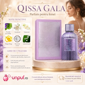 Parfum Arăbesc Paris Corner Qissa Gala 100 ml, Apă de Parfum Damă, Aromă Florală Dulce Oriental Lemnoasă, Inspirat Easy Bake - Img 9