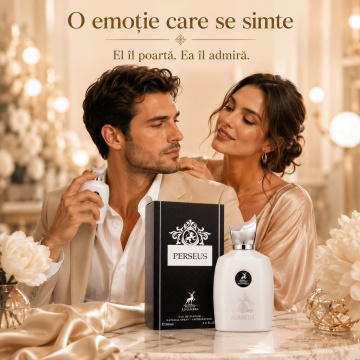 Parfum Arăbesc Perseus Maison Alhambra EDP 100 ml Bărbat, Inspirat Pegasus Parfums de Marly, Aromă Oriental Fougère cu Bergamotă, Chimion, Heliotrop, Migdale Amare, Iasomie, Lavandă, Lemn de Santal și Vanilie - Img 5
