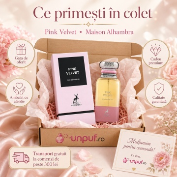 Parfum Arăbesc Pink Velvet Maison Alhambra EDP 80 ml Unisex, Inspirat Rose Prick Tom Ford, Aromă Chypre Florală cu Curcuma, Piper, Trandafir Bulgăresc, Trandafir de Mai, Trandafir Turcesc, Tonka și Paciuli - Img 4
