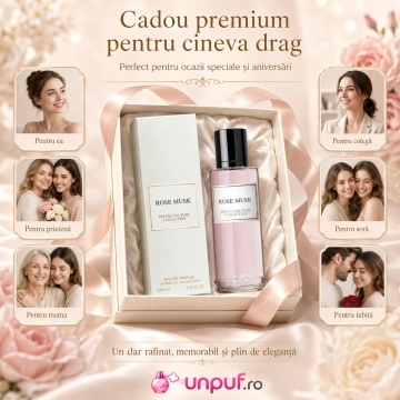 Parfum Arăbesc Privee Couture Collection Rose Musk 30 ml, Apă de Parfum Unisex, Damă, Bărbat, Aromă Florală cu Trandafir, Mosc și Vanilie, Inspirat Rose Kabuki - Img 7