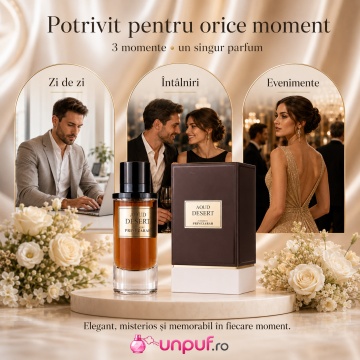 Parfum Arăbesc Privezarah Aoud Desert 80 ml, Apă de Parfum Unisex, Damă și Bărbat, Aromă Oriental Lemnoasă cu Oud, Ambră și Mosc - Img 6