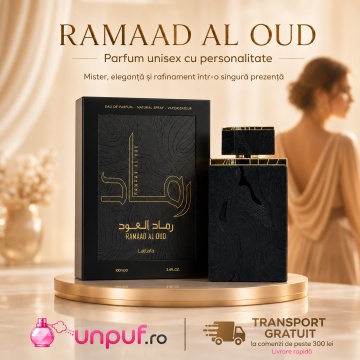 Parfum Arăbesc Ramaad Al Oud Lattafa EDP 100 ml Bărbat, Inspirat Kobraa, Aromă Oriental Aromatică cu Iarbă, Note Verzi, Cardamom, Piper, Lemn de Agar Oud și Mosc - Img 10