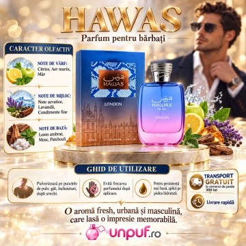 Parfum Arăbesc Rasasi Hawas London Unisex 100 ML - Img 8