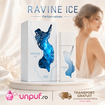 Parfum Arăbesc Ravine Ice French Avenue EDP 100 ml Unisex, Inspirat Pacific Rock Moss, Aromă Aromatic Acvatică Rece cu Grapefruit, Lămâie, Mentă, Geranium, Lavandă, Note Marine, Ambroxan, Cedru și Mosc - Img 10