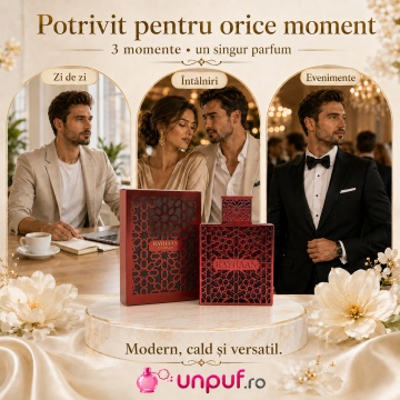 Parfum Arăbesc Rayhaan Crimson pentru Bărbați 100 ml, Cald Condimentat Vanilat Ambrat - Img 7