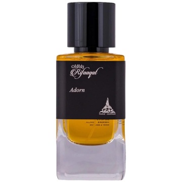 Parfum Arăbesc Rifaaqat Adorn Paris Corner 85 ml, Apă de Parfum Bărbați, Aromă Chypre Lemnoasă, Ambrată și Elegantă, Inspirat Tuxedo Yves Saint Laurent - Img 12