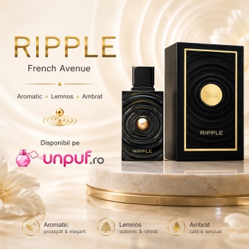 Parfum Arăbesc Ripple French Avenue EDP 100 ml Unisex, Inspirat Y Elixir YSL, Aromă Fructat Acvatic Proaspătă cu Acord de Apă, Citrice, Coacăze, Fructe Roșii, Flori Acvatice, Iasomie, Ambră, Cedru și Mosc Alb - Img 10