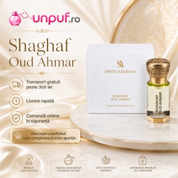 Parfum Arăbesc Shaghaf Oud Ahmar 12 ml, Swiss Arabian, Apă de Parfum , Unisex, Damă, Bărbat - Img 10