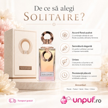 Parfum Arăbesc Solitaire French Avenue Extrait de Parfum 100 ml Unisex, Inspirat Kiss Of Bliss Penhaligons, Aromă Floral Ambrată Elegantă cu Bergamotă, Pară, Piper Roz, Iasomie, Iris, Trandafir, Cedru, Mosc și Vanilie - Img 9