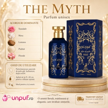 Parfum Arăbesc The Myth Maison Alhambra EDP 100 ml Unisex, Inspirat A Song For The Rose Gucci, Aromă Floral Lemnos Mosc cu Cimbru, Trandafir Bulgăresc, Șofran, Iasomie, Iris, Trandafir, Ambră, Mosc și Vanilie - Img 9