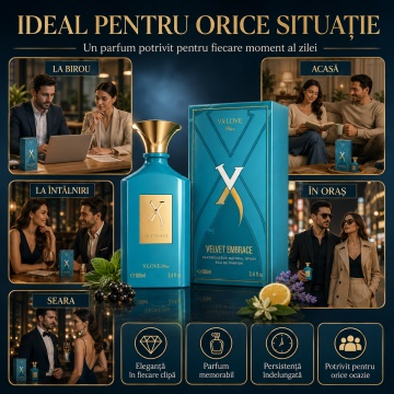Parfum Arăbesc V.V. Love Velvet Embrace Eau de Parfum 100 ml, Unisex, Inspirat din Torino21 Xerjoff, Aromă Fresh și Persistentă - Img 7