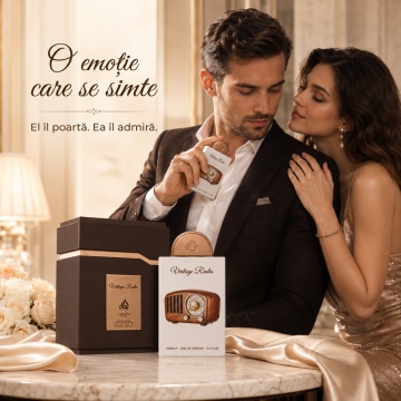 Parfum Arăbesc Vintage Radio Lattafa Pride EDP 100 ml Unisex, Inspirat Paragon Initio Parfums Prives, Aromă Oriental Lemnoasă cu Bergamotă, Lavandă, Salvie, Prună, Palo Santo, Piper Negru, Lemn de Ambră și Lemn de Santal - Img 5