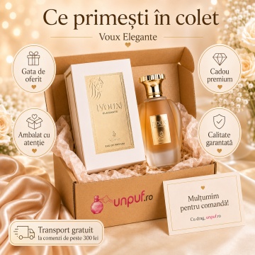 Parfum Arăbesc Voux Elegante Emir 100 ml, Apă de Parfum Unisex, Damă și Bărbat, Aromă Aromatic Condimentată, Inspirat Naxos Xerjoff - Img 4