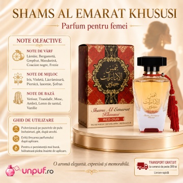 Parfum Ard Al Zaafaran Khususi Red Oud 100 ml, parfum arăbesc, edp, Damă - Img 9